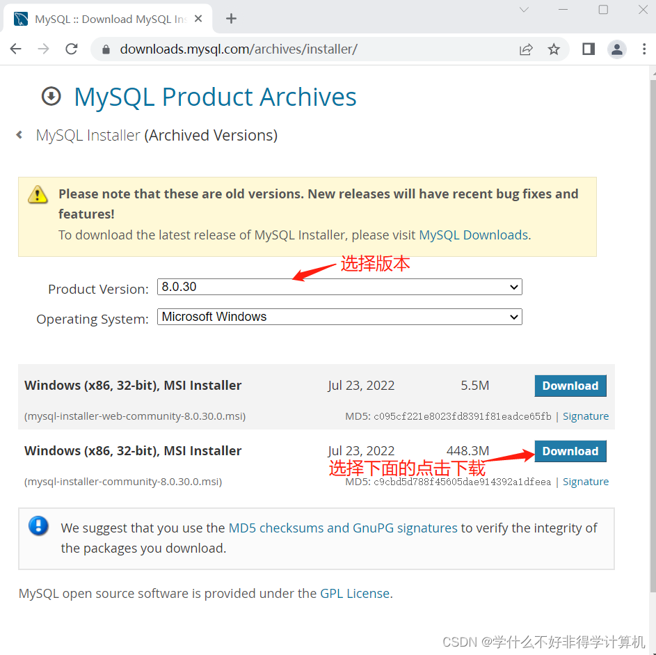 Windows 11安装MySQL 8.0详细教程不会报错，解决各种报错问题