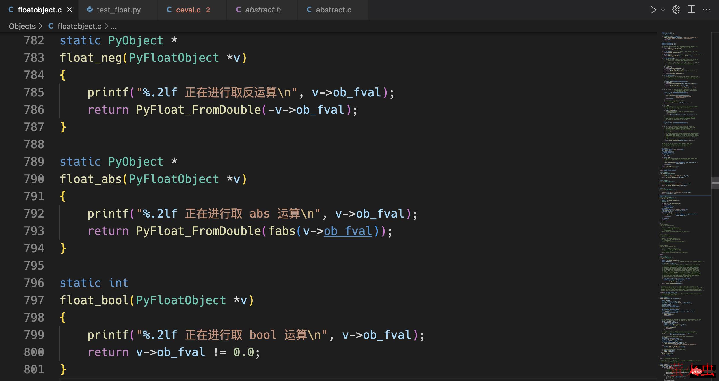 Python虚拟机中浮点数的实现原理是什么