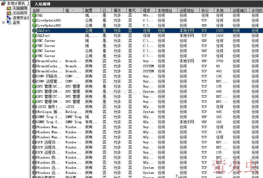 win2008 r2安装SQL SERVER 2008 R2 不能打开1433端口设置方法