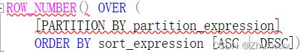 Row_number()函数用法小结