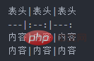 表格语法