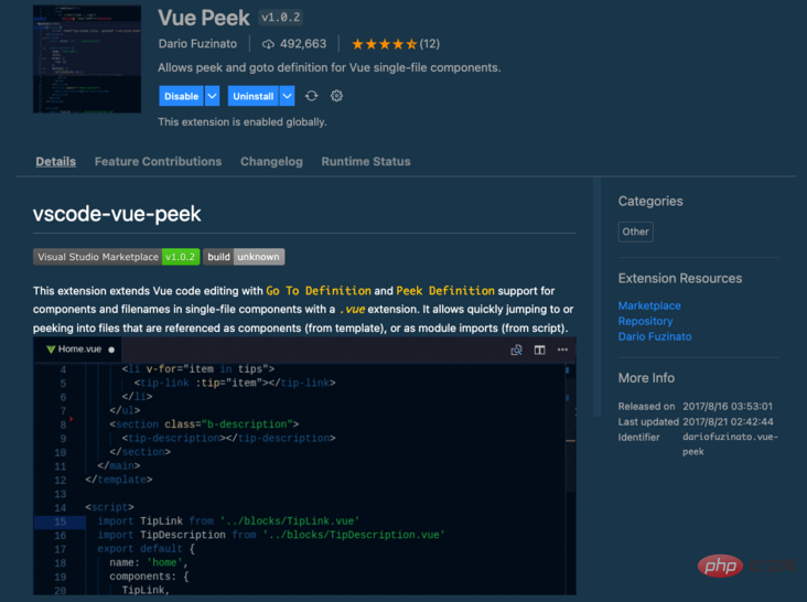 Vue Peek Vue Peek